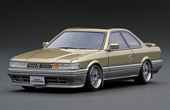 IG2214 1/43 Nissan Leopard 3.0 Ultima (F31) Gold/Silver | LINE UP