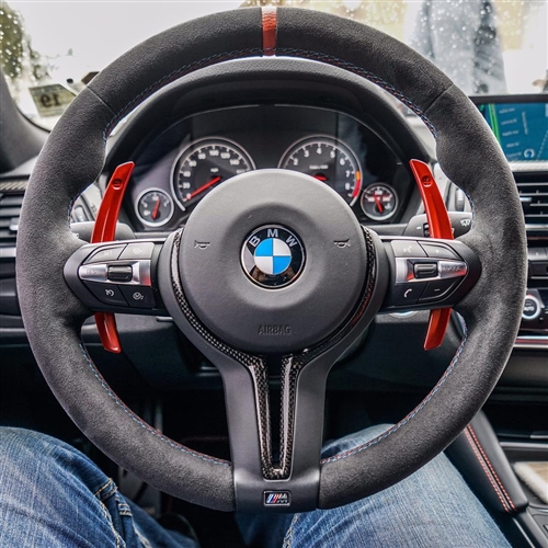 専用ページ BMW F82 M4 F80 M3 カーボン ステアリング トリム 専用