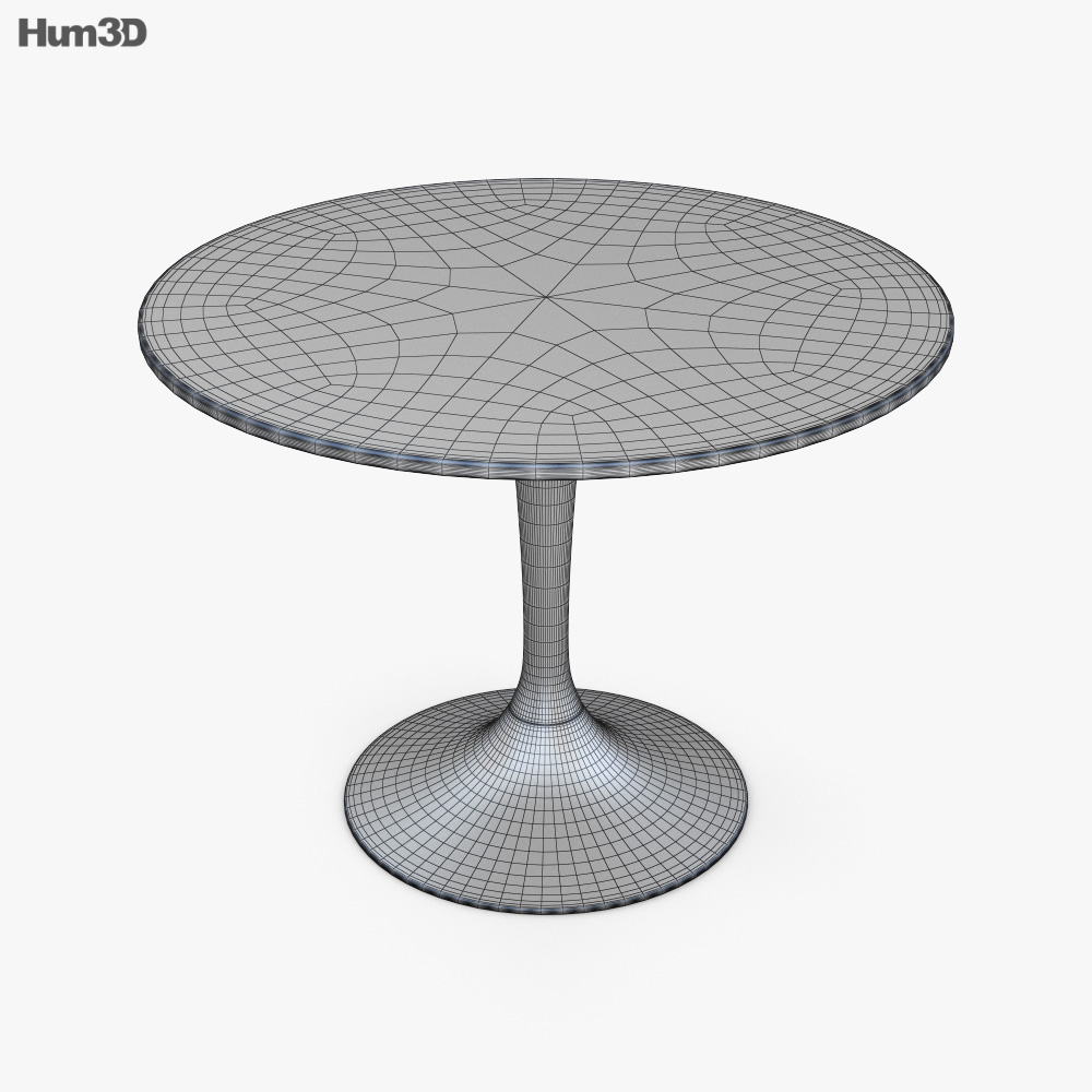 IKEA ドクスタ 丸型ダイニングテーブル 3Dモデル - ダウンロード
