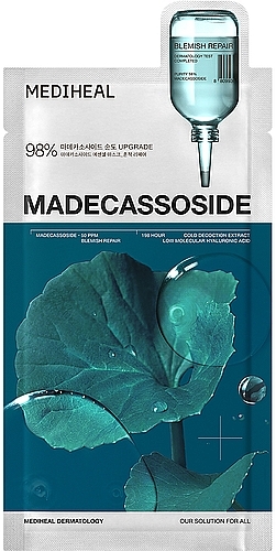 Mediheal Essential Madecassoside Mask Blemish Repair - フェイス