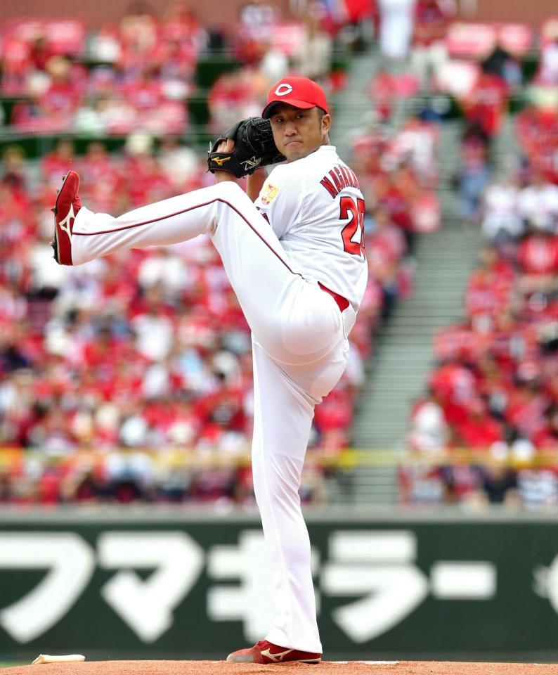 永川が引退試合 大島を一ゴロに打ち取り、緒方監督がマウンドで