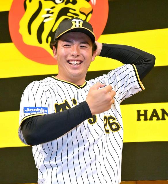 阪神・ドラ2椎葉「絶対的守護神」になる 憧れの球児超えで「セーブ王