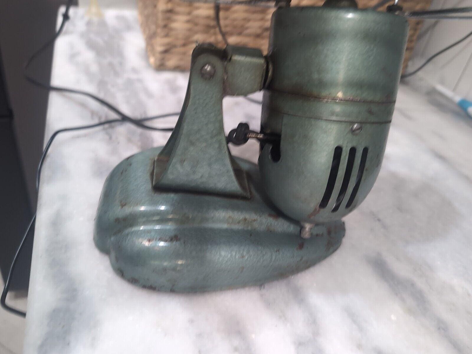 Mcgraw Zero Electric Desk Cage Fan 1275, Four Blade, Vintage Art