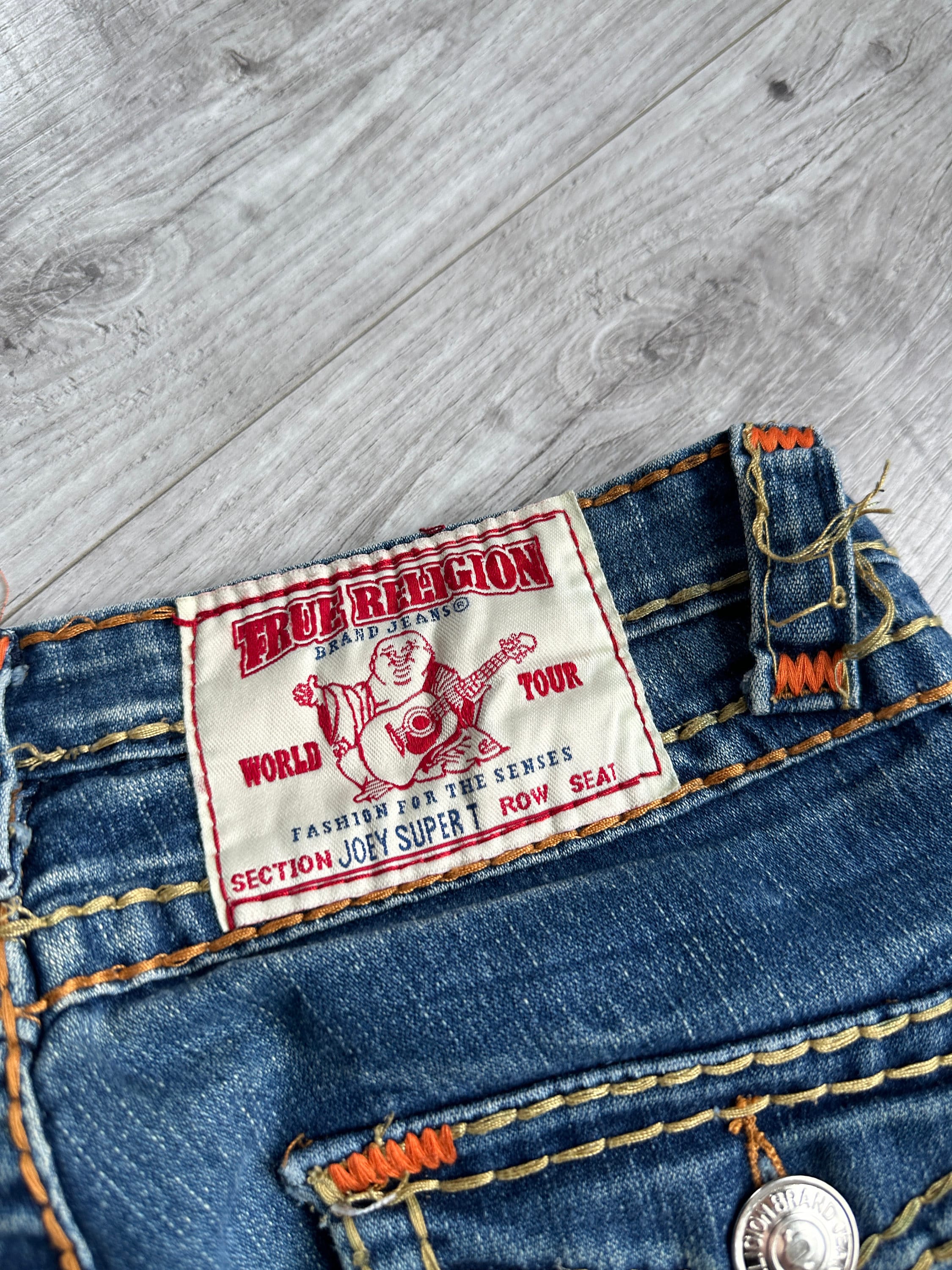 True Religion Vintage Women's Rare Joey Super T Blue Jeans - Etsy