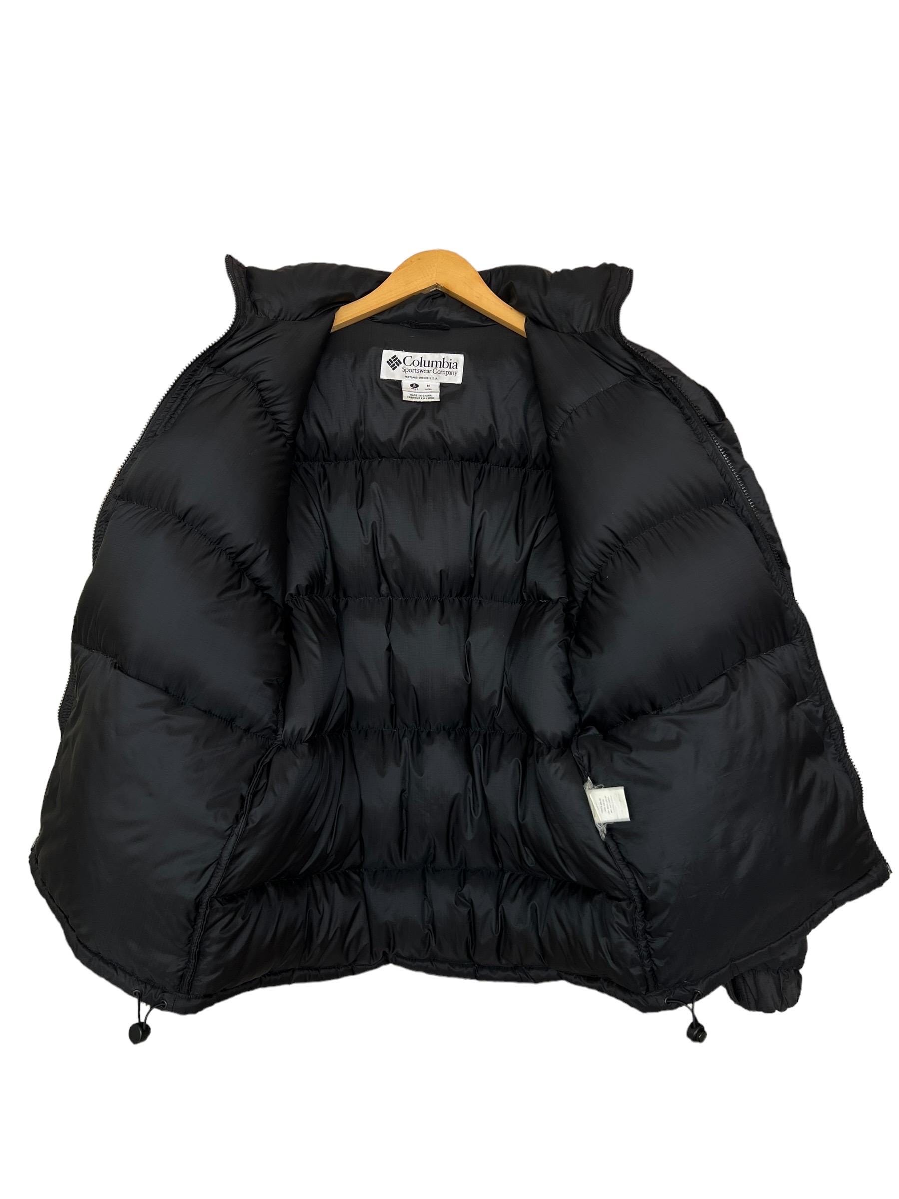 Vintage Columbia Puffer Jacket Columbia Small Logo Black Puffer