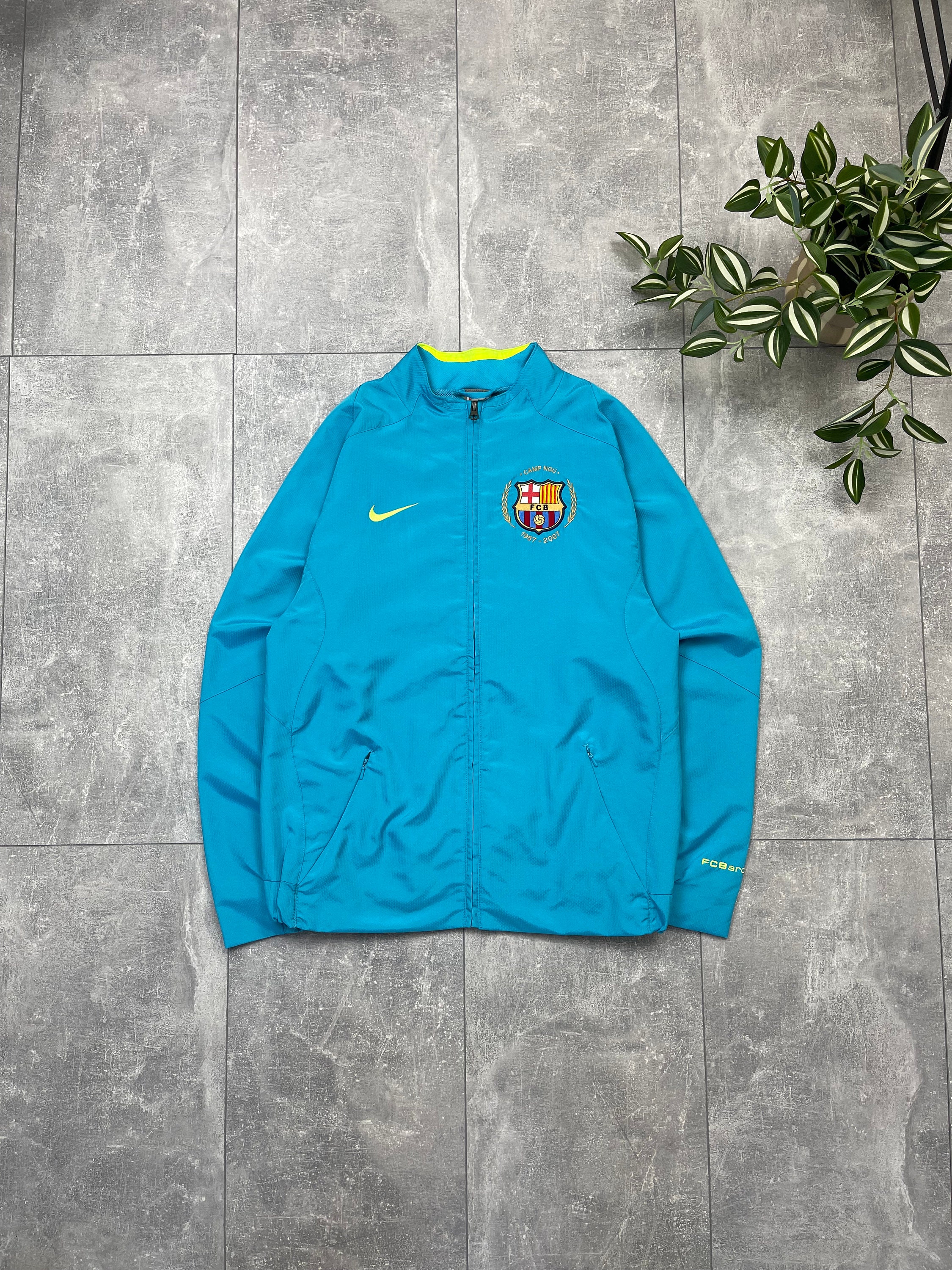 Nike FC Barcelona 2007 2008 Training Football Track Jacket - Etsy