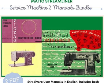 Stradivaro 888-B Aldens Ultramatic Zig Zag Deluxe Sewing Machine