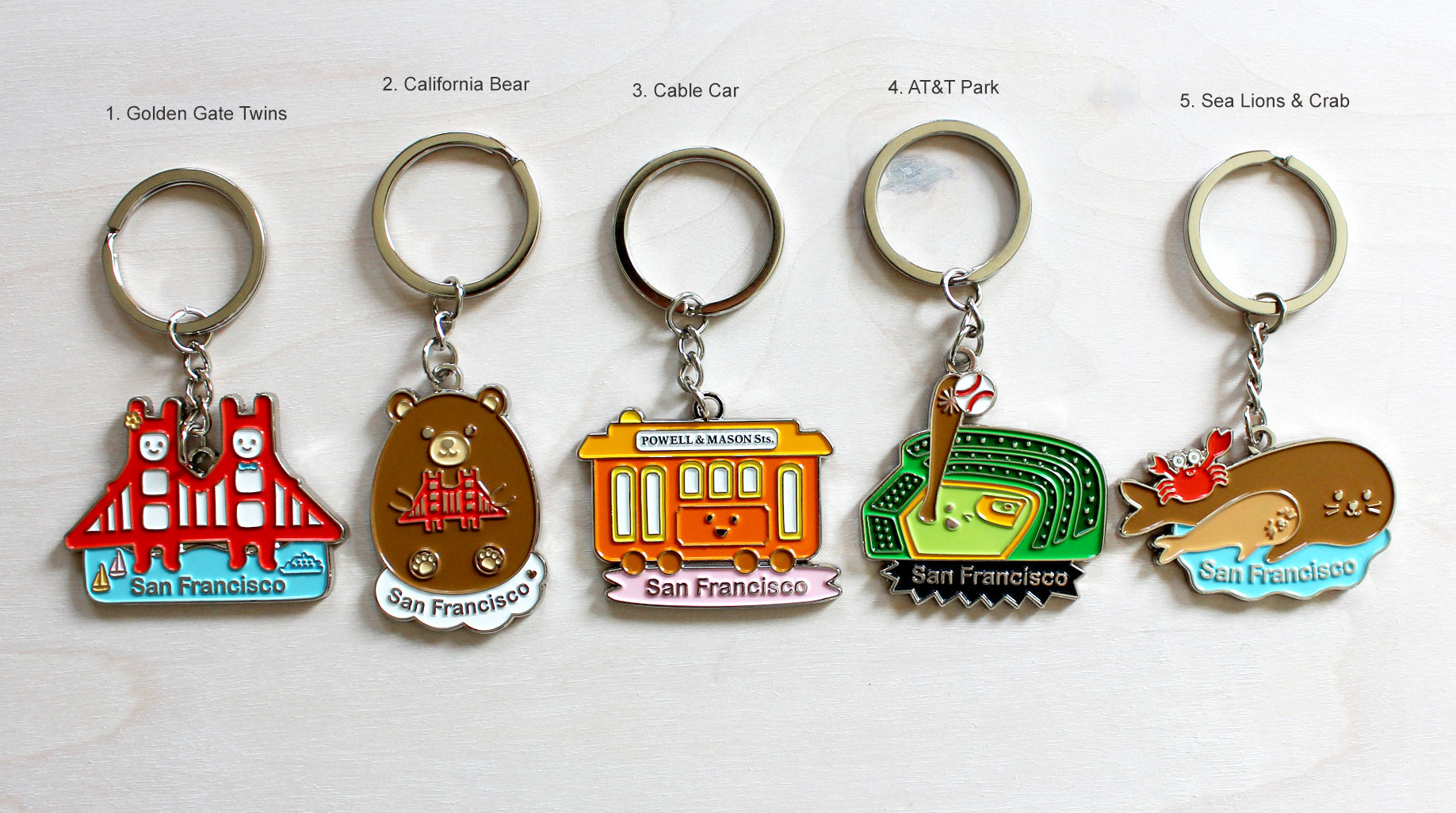 サンフランシスコのキーホルダー - Etsy 日本