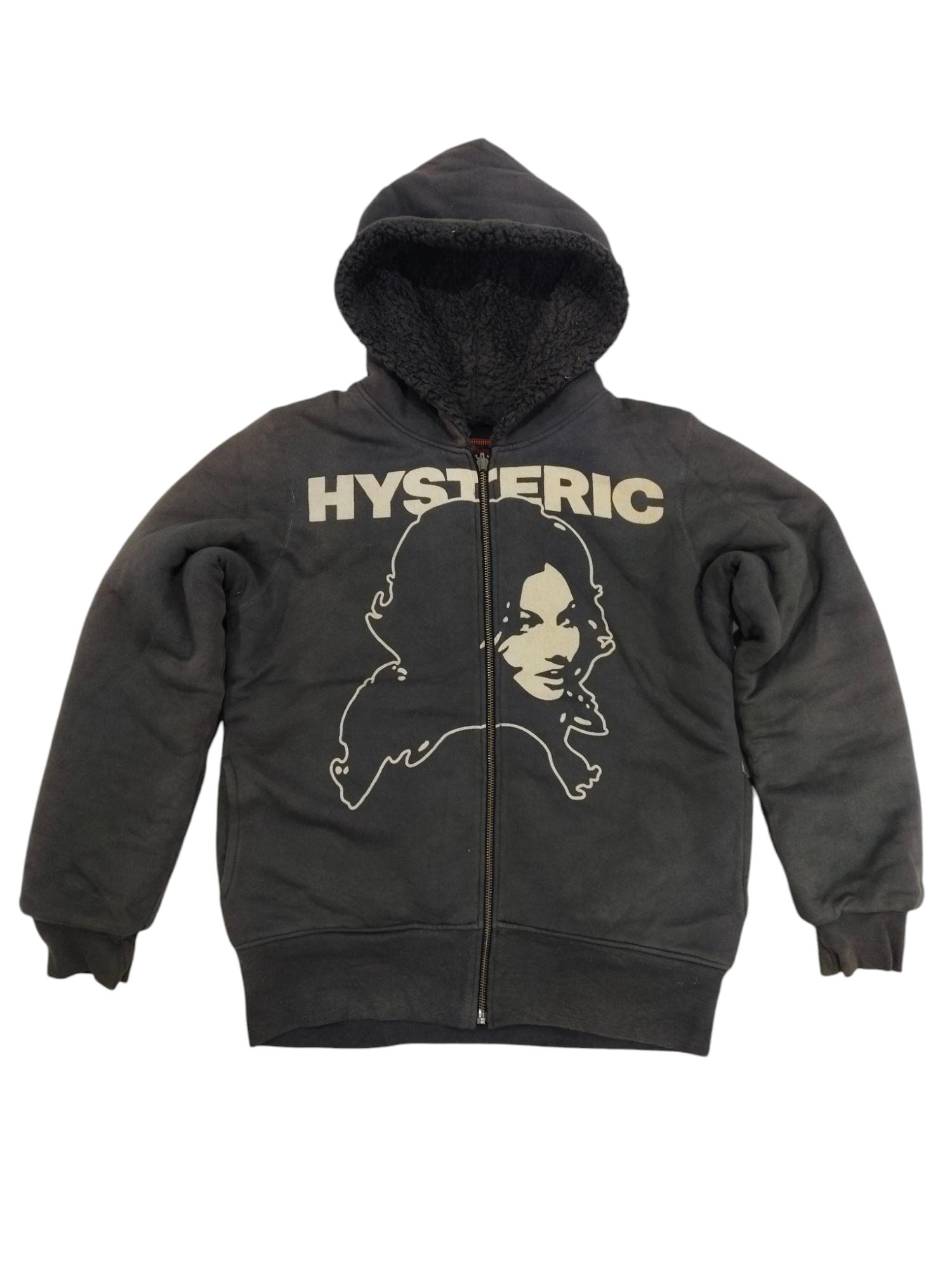 Rare! Reversible Hysteric Glamour Hoodie Zipper Sweatshirt - Etsy