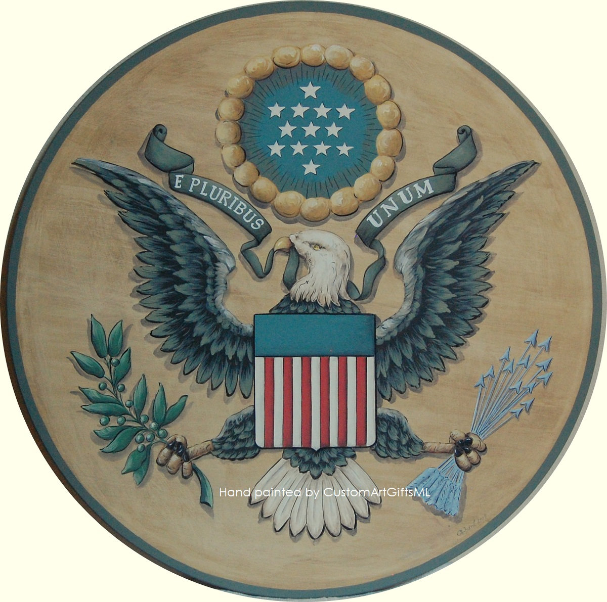 The Great Seal of the United States of America Detailed US State