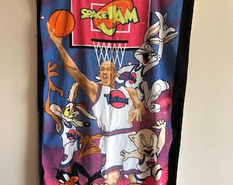Space Jam 1996 Warner Bros Beach Towel Michael Jordan Tune Squad