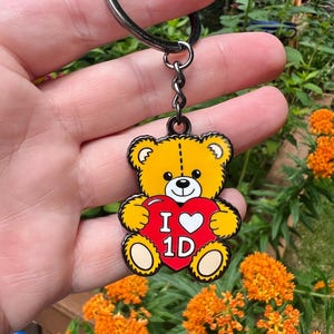 One Direction Keychain - Etsy