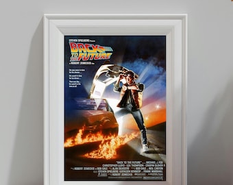 バック・トゥ・ザ・フューチャー オリジナルデザイン映画ポスター