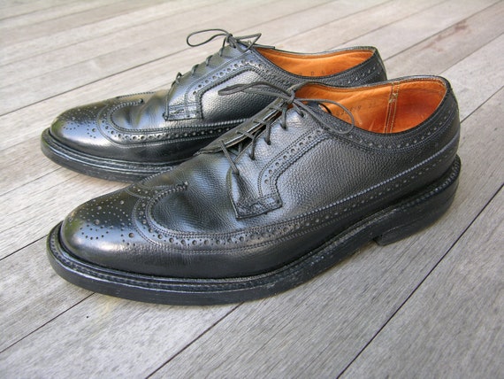 Vintage 1970's -florsheim' Men's Imperial Kenmoor - Long Wing