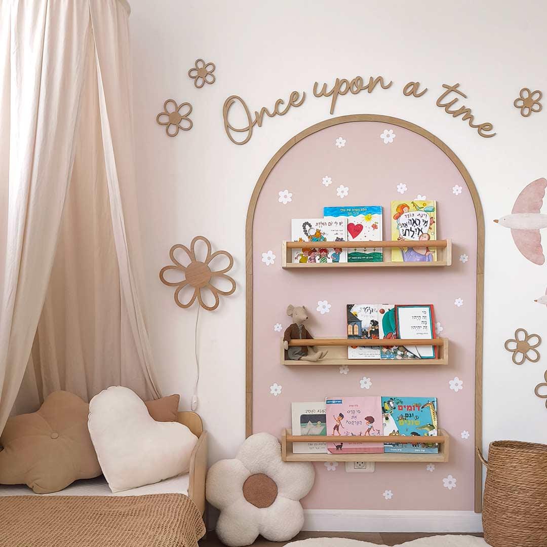 デイジーアーチデカール、デイジーアーチウォールステッカー、子供部屋