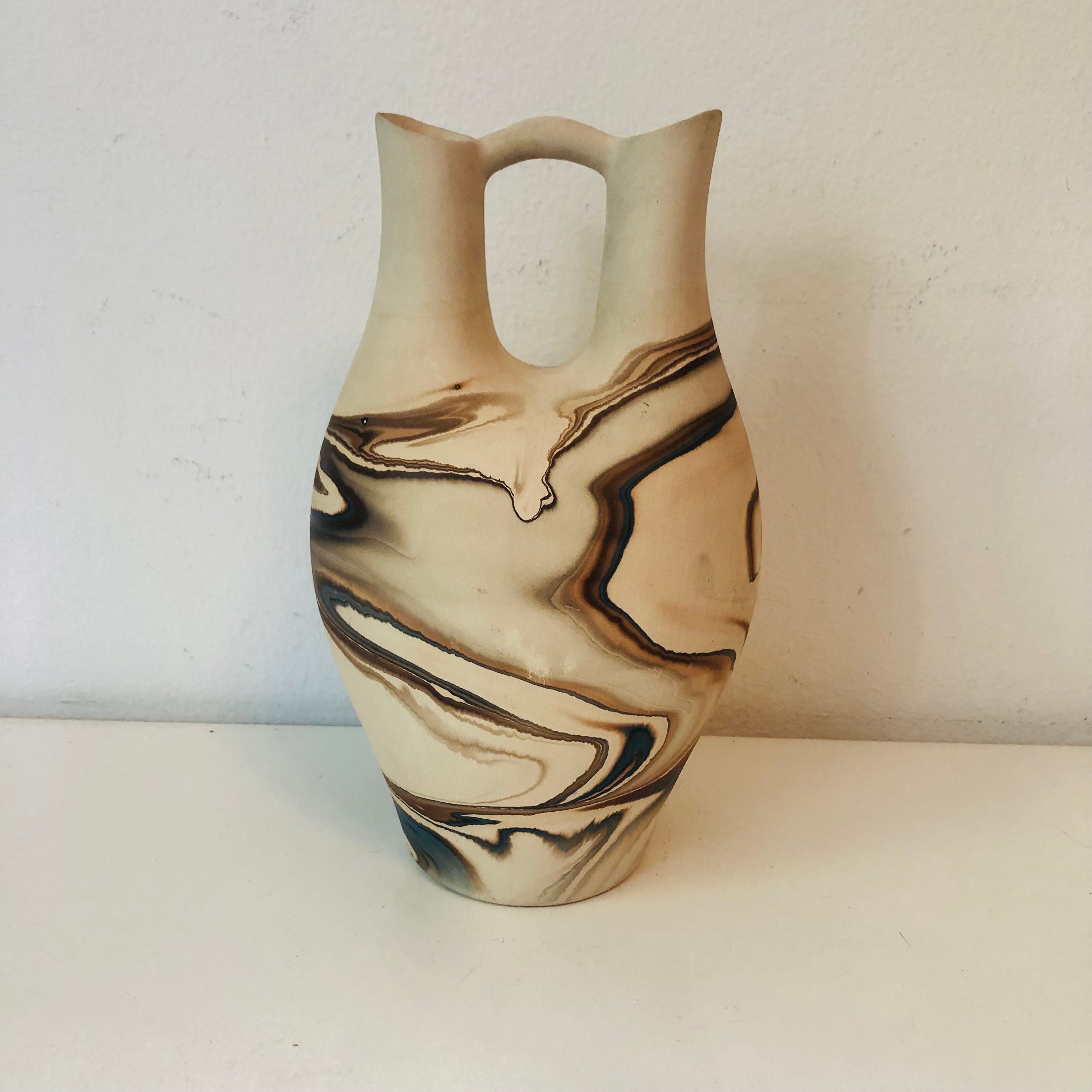 NEMADJI POTTERY ネマジ アメリカヴィンテージ陶器 壺 花瓶 NEMADJI