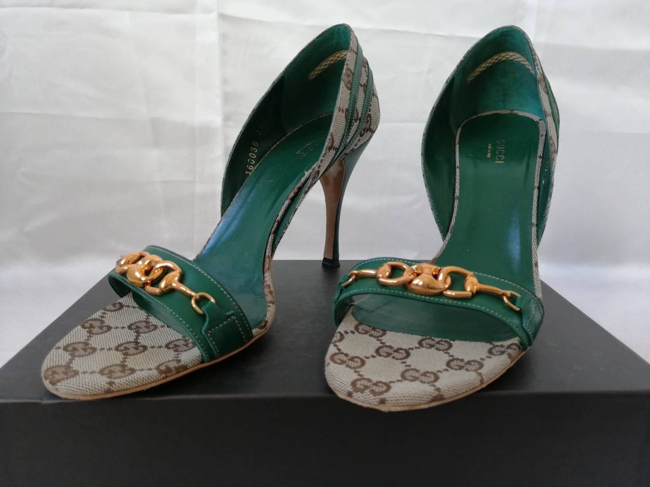 Gucci Monogram Heels - Etsy