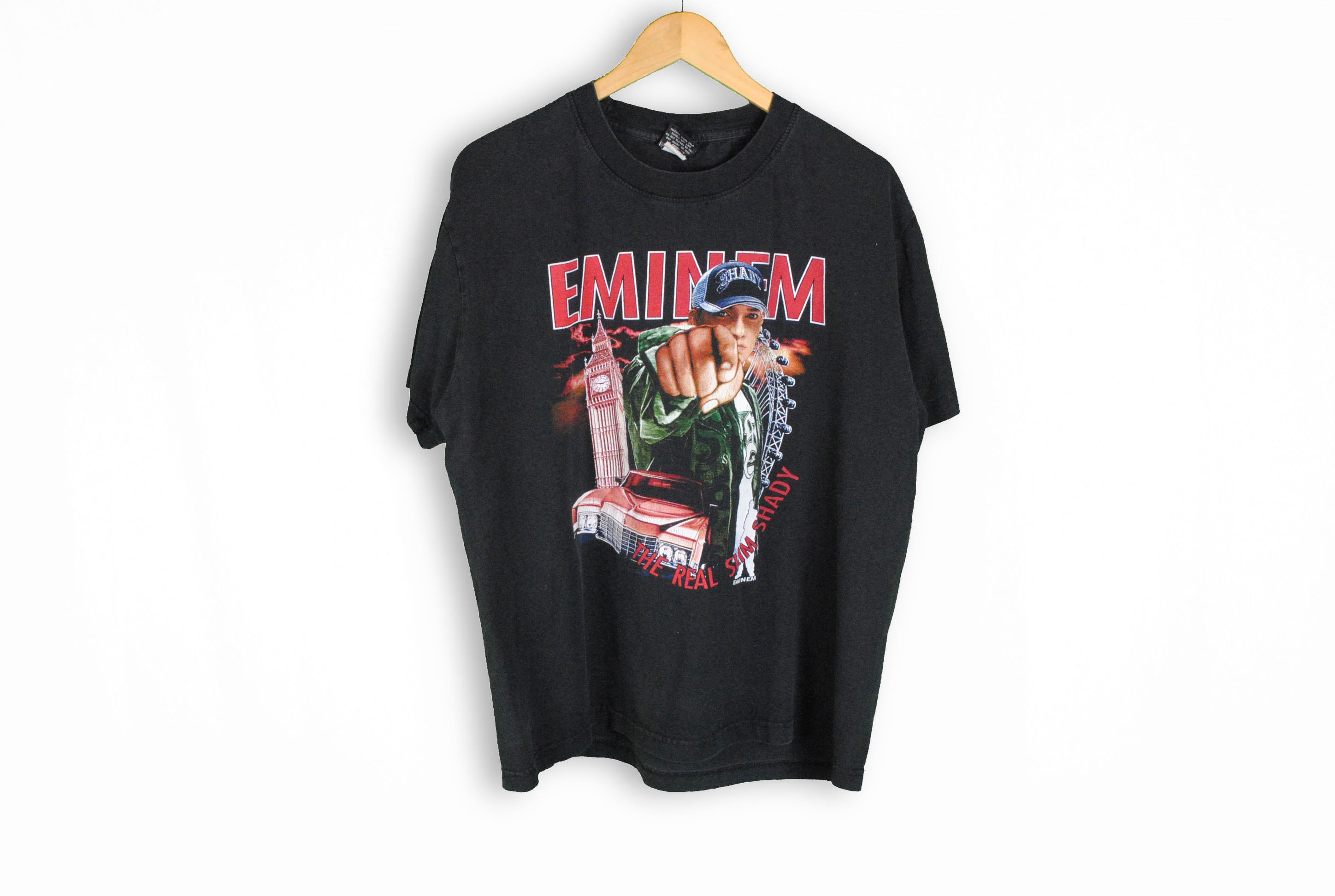 ヴィンテージ EMINEM The Real Slim Shady Tシャツ レッド ロック