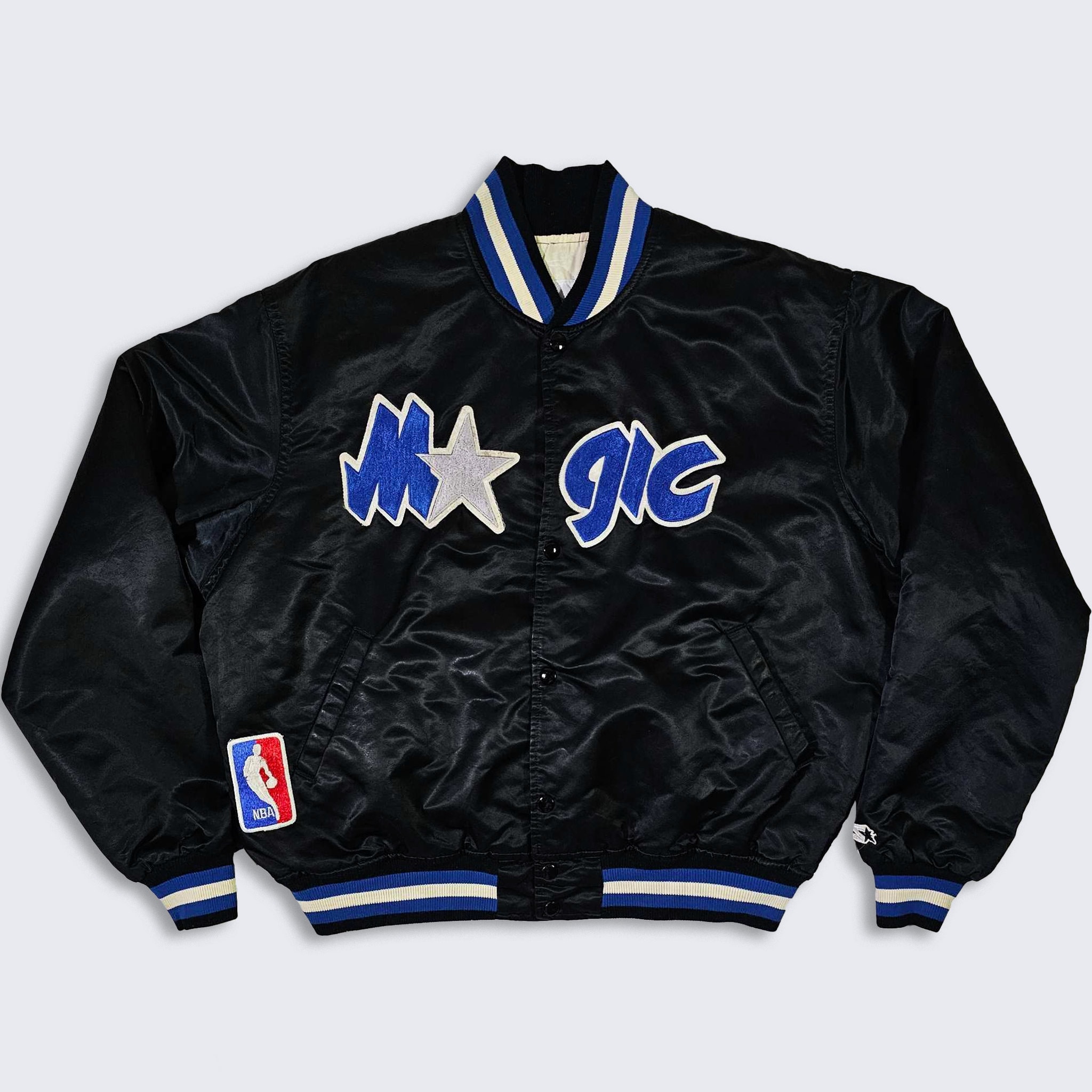 Orlando Magic Vintage 90s Starter Satin Bomber Jacket - NBA
