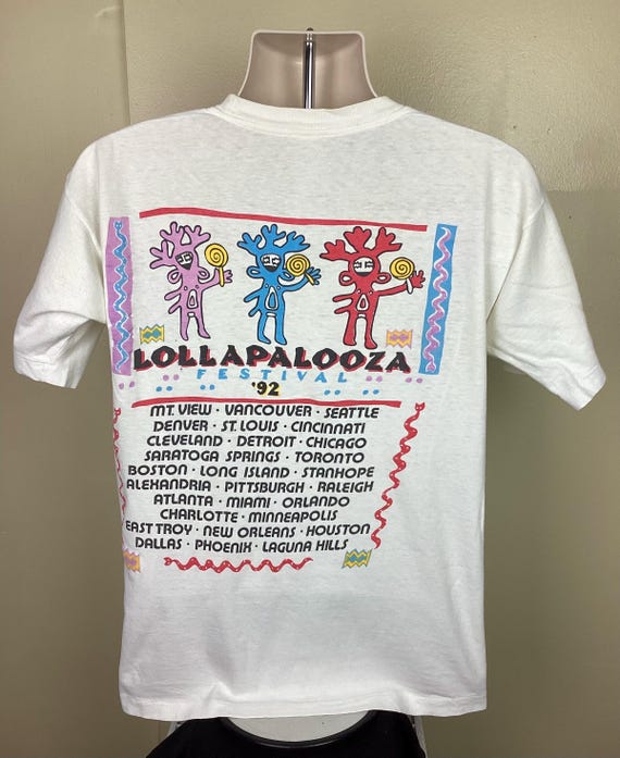 ヴィンテージ 1992 ロラパルーザ '92 Tシャツ ホワイト L 90年代
