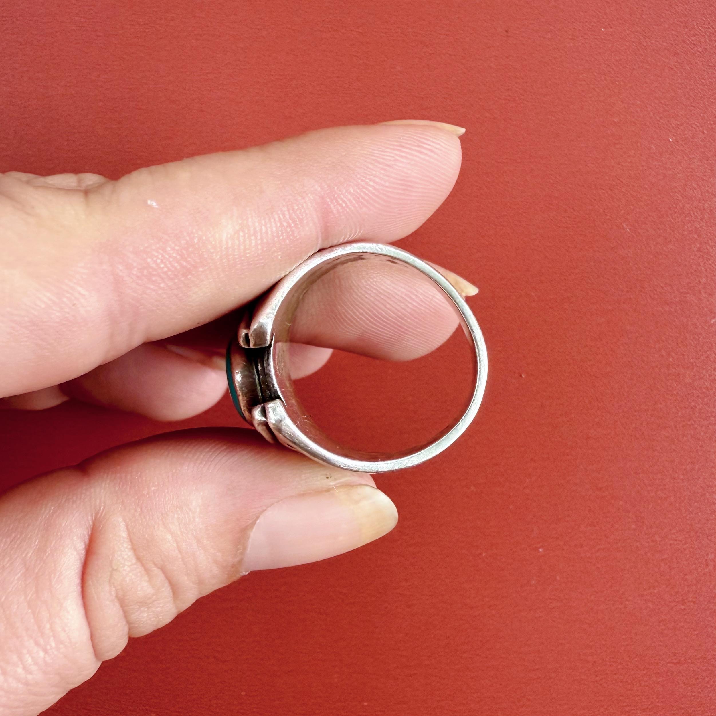 指輪・リング Vintage Fred Harvey Style Ring Old Fred Harvey style turquoise ring - Durango Silver Company
