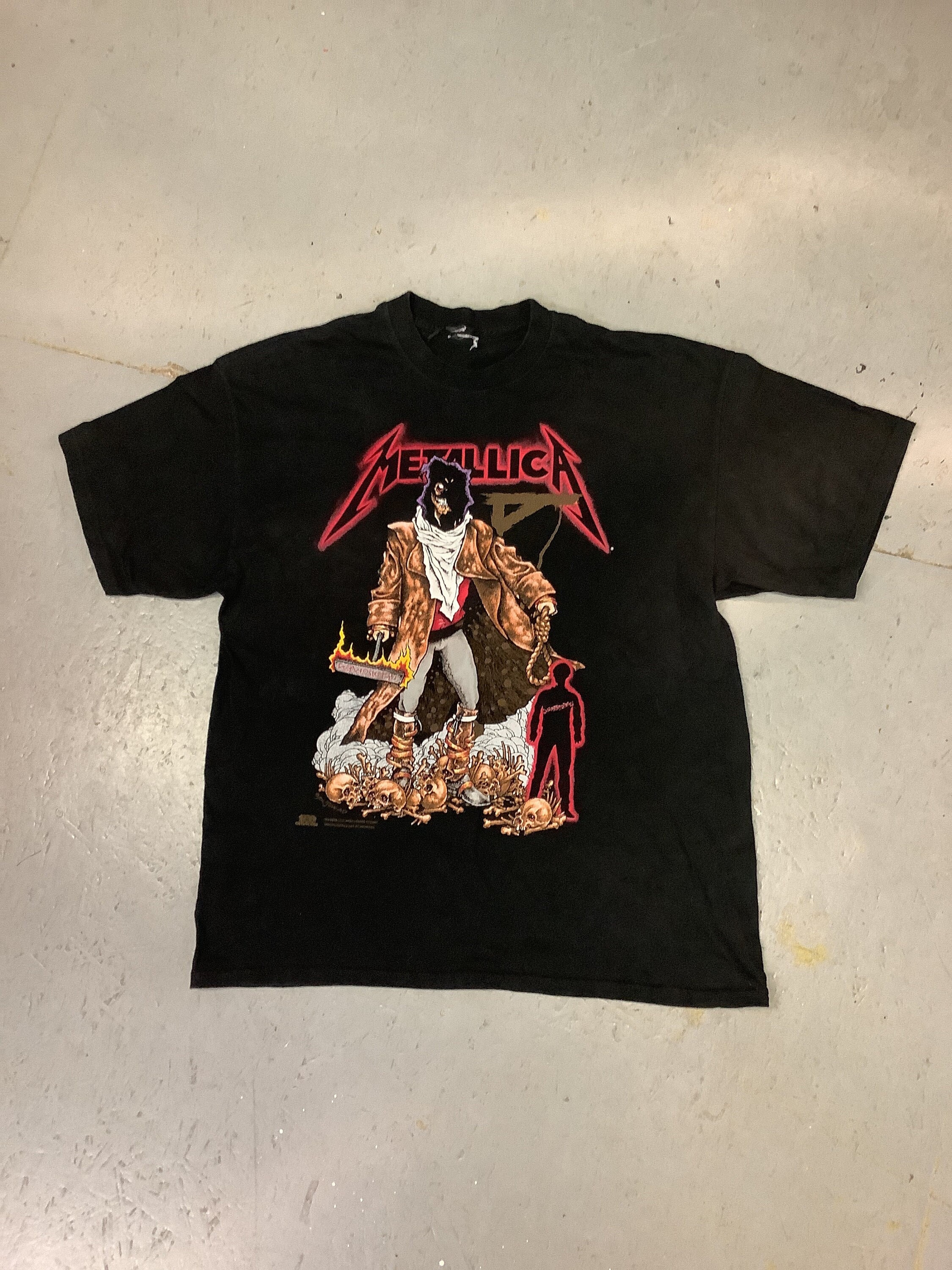 VINTAGE 1994 METALLICA “unforgiven” RARE Pushead Design Band