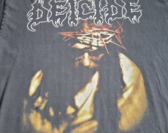 Vintage 2004 DEICIDE Scars of the Crucifix SHIRT Size Large - Etsy