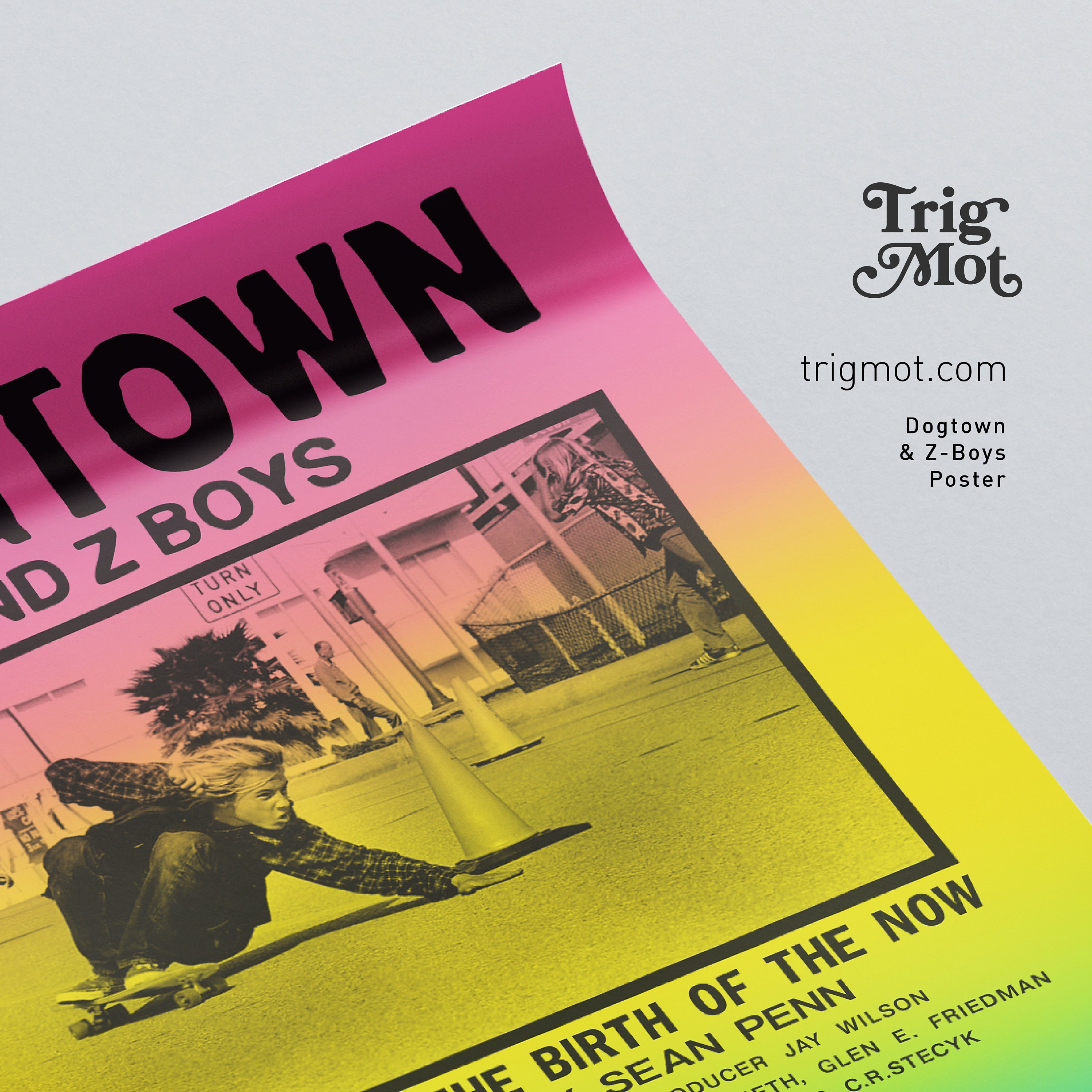 Dogtown and Z-boys Movie Poster Skateboard Surfer Gift Wall Decor