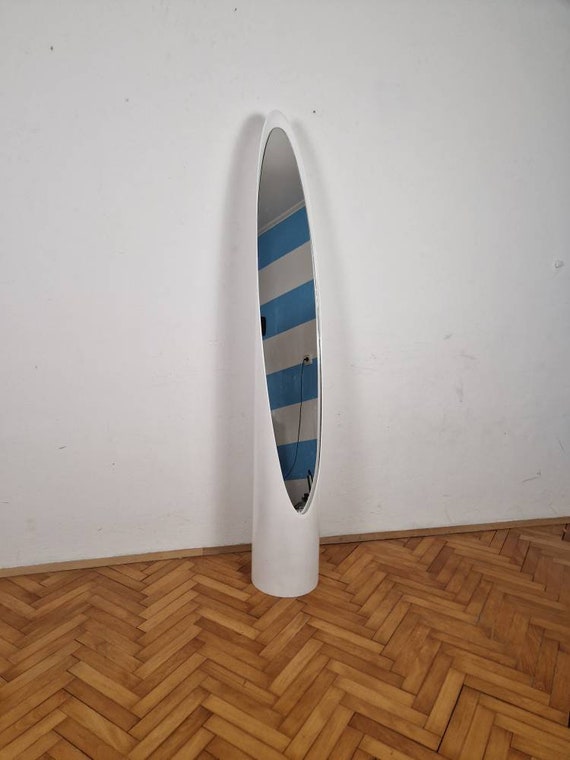 Mid Century Modern Floor Mirror Mirror / Unghia by Rodolfo Bonetto