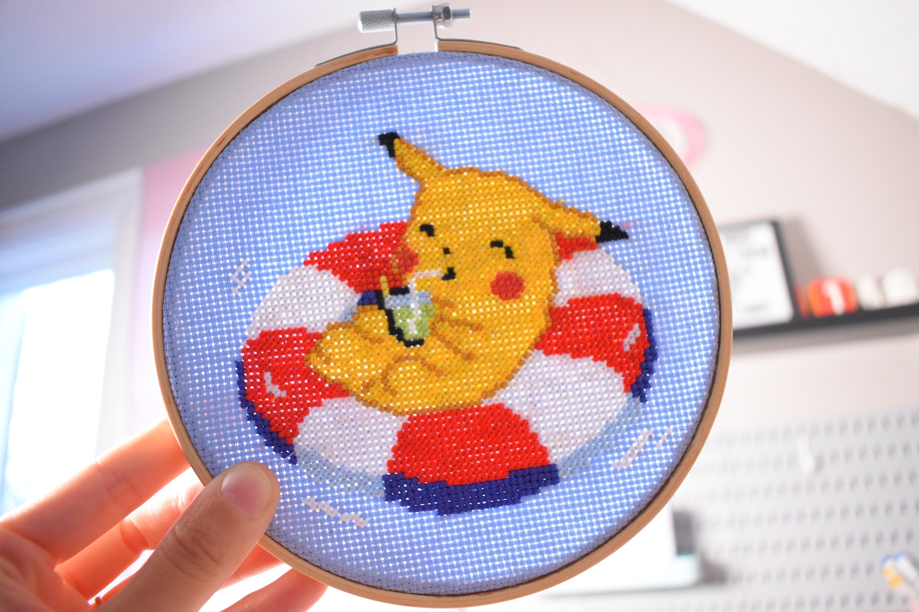 ポケモン ピカチュウ クロスステッチ 図案、ピカチュウ 図案 デジタル