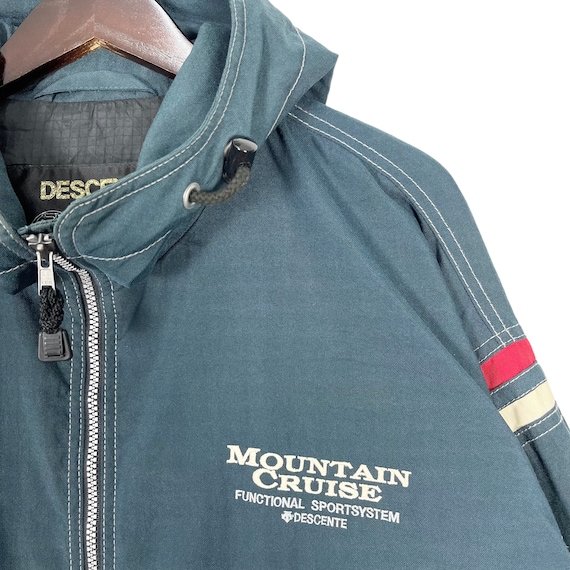 Vintage Descente Mountain Cruise Zipper Hoodie Jacket Outdoor Surf
