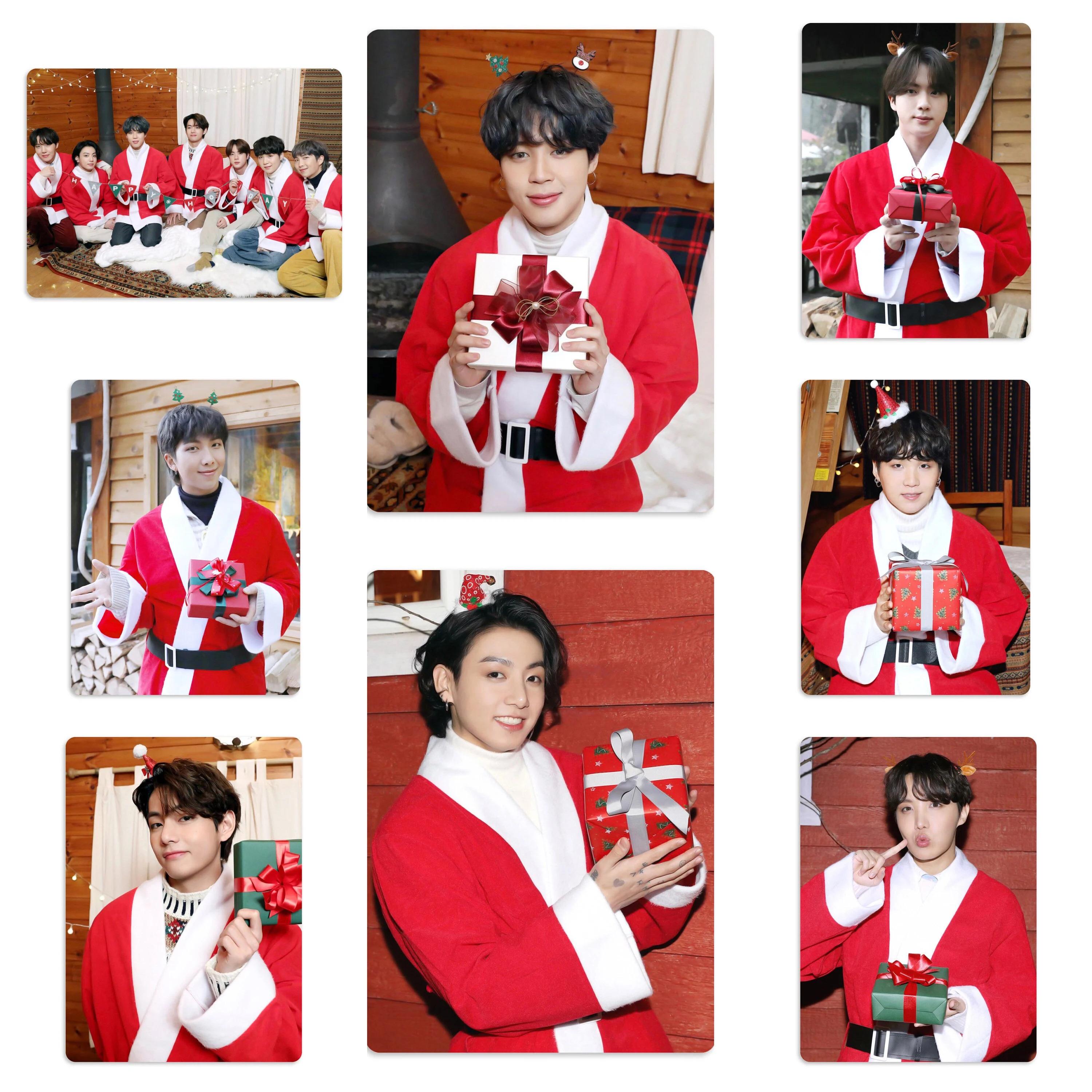 BTS Christmas Photoshoot 2020 Handmade Unofficial Photocards RM