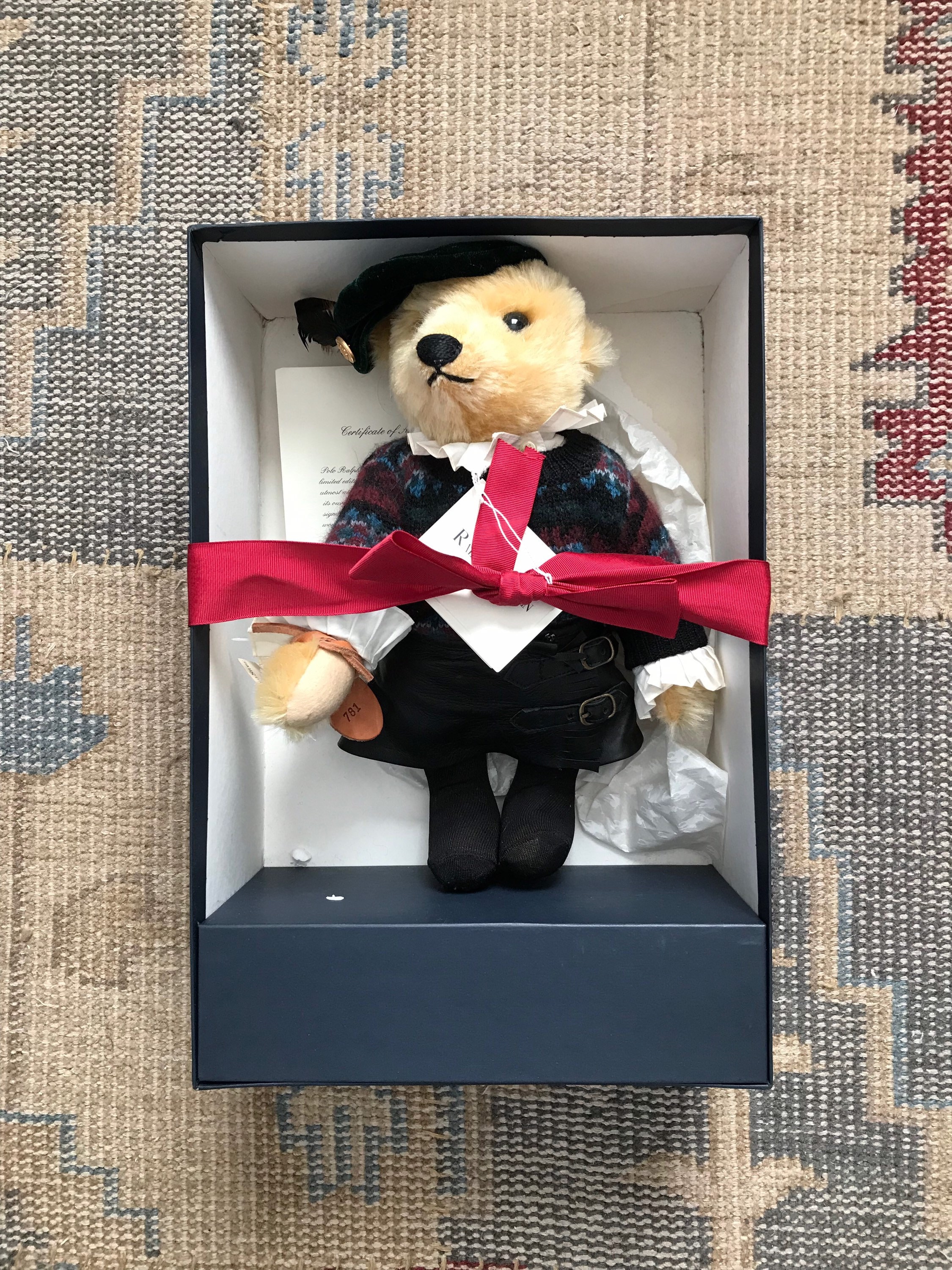 Ralph Lauren Steiff Bear - Etsy