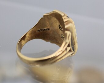 10K Solid Gold Yellow Josten 1956 High School Class Northridge