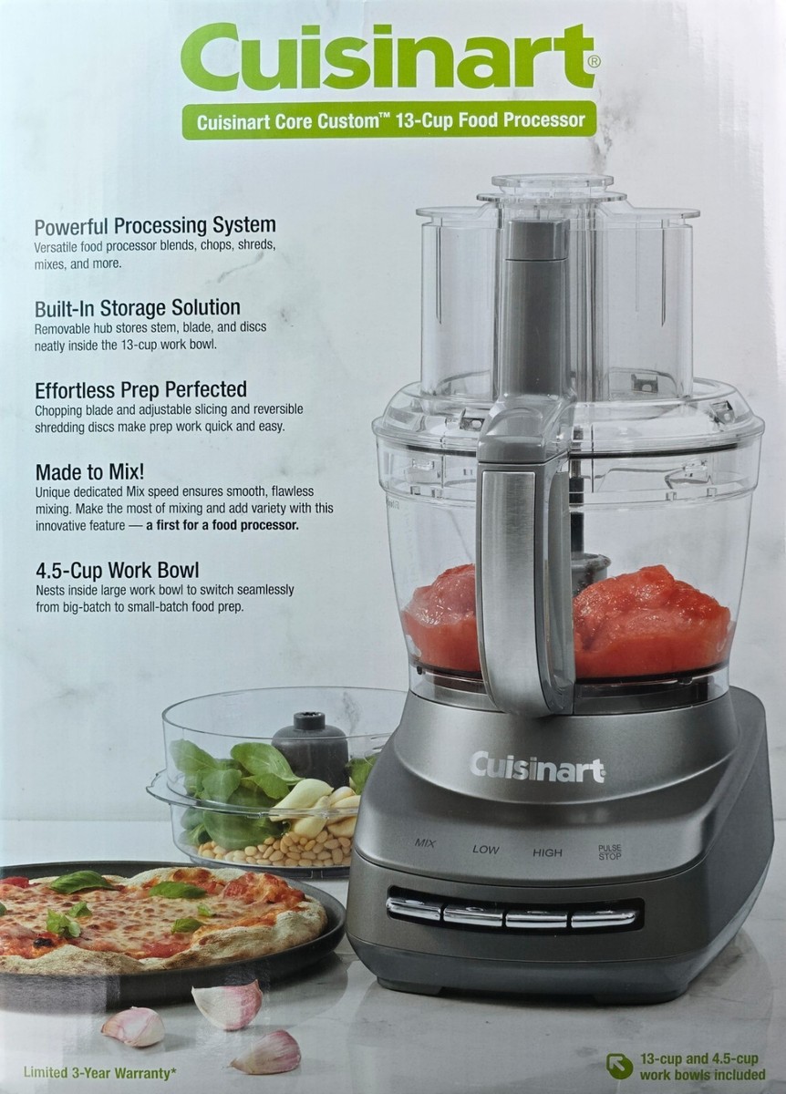 NEW Cuisinart Core Custom 13-Cup Food Processor/ Model CFP-260GMPC