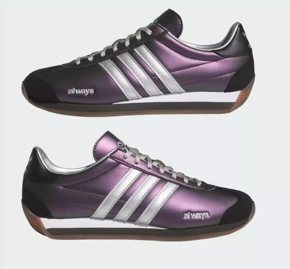 Always Do What You Should Do × adidas Country Purple Silver JH9100