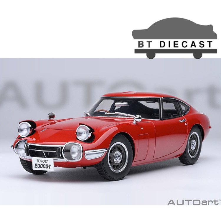 AUTOart 1967 TOYOTA 2000GT 1/18 MODEL CAR RED 79547 | eBay