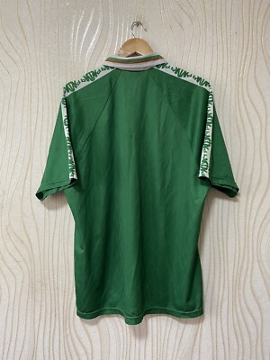 IRELAND 1996 1998 HOME FOOTBALL SHIRT SOCCER JERSEY UMBRO sz XL