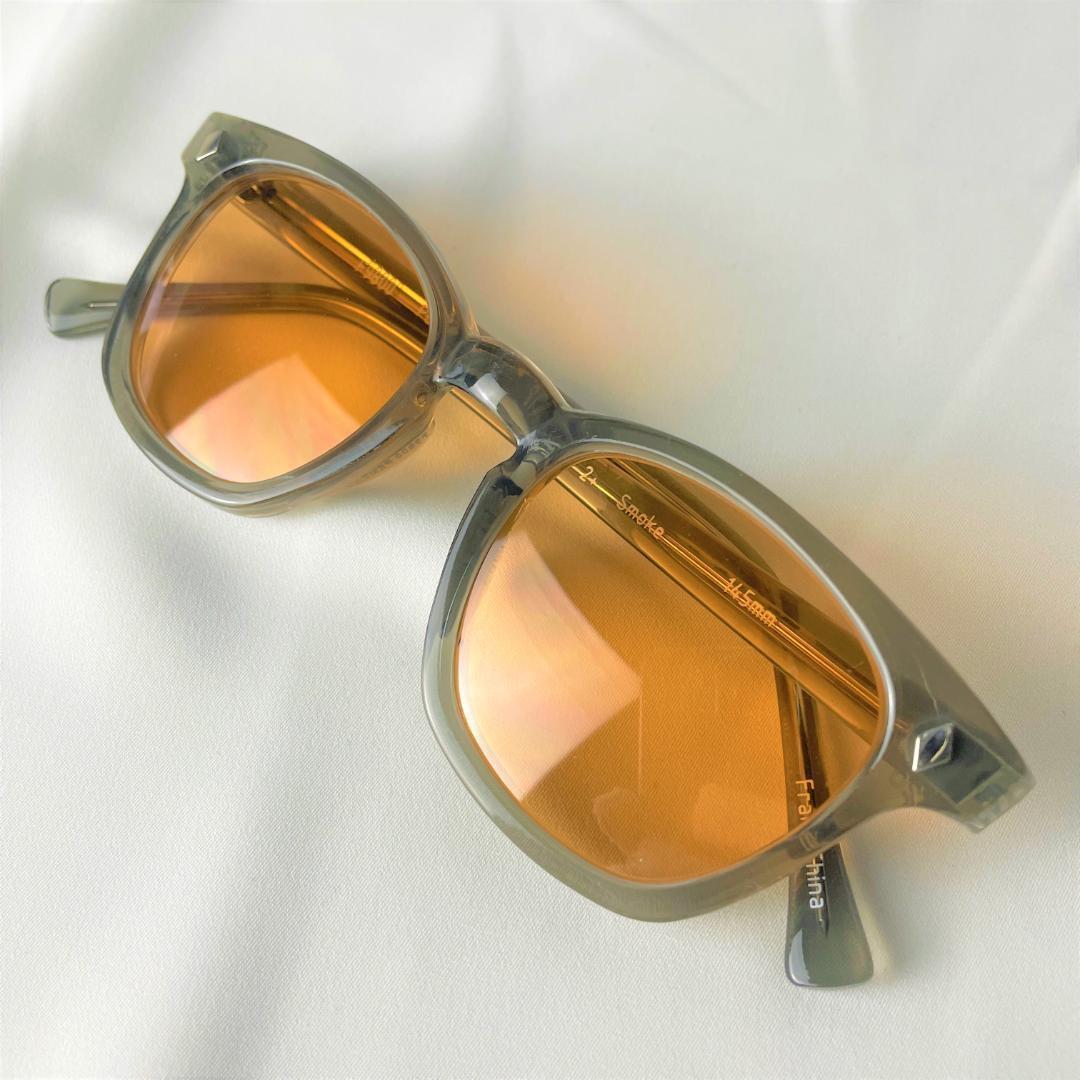 PENTAX SAFETY HOYA Sunglasses Smoke Gray color zipper bag F9800