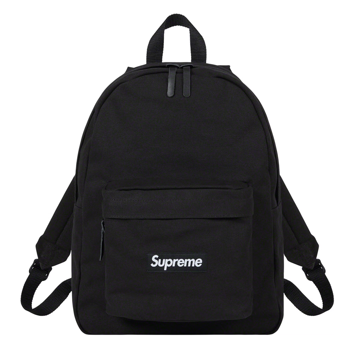 SUPREME CANVAS BACKPACK BLACK BOX LOGO 20L | eBay