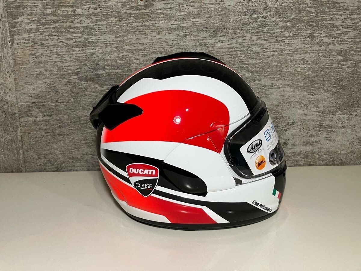 DUCATI CORSE SBK4 ARAI FULL FACE HELMET VECTOR-X M 57~58cm used | eBay
