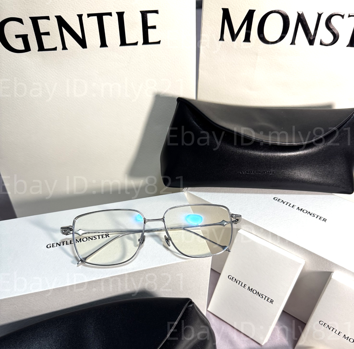 GentleMonster Sunglasses BOLD - Academya 02 Titanium Silver Frame