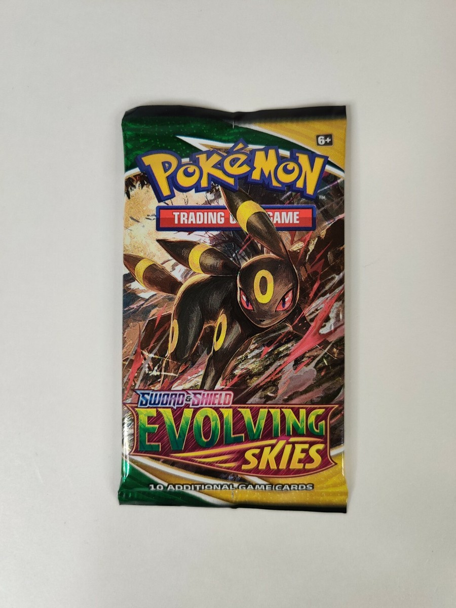 1X Evolving Skies Booster Pack Pokemon Factory Sealed English