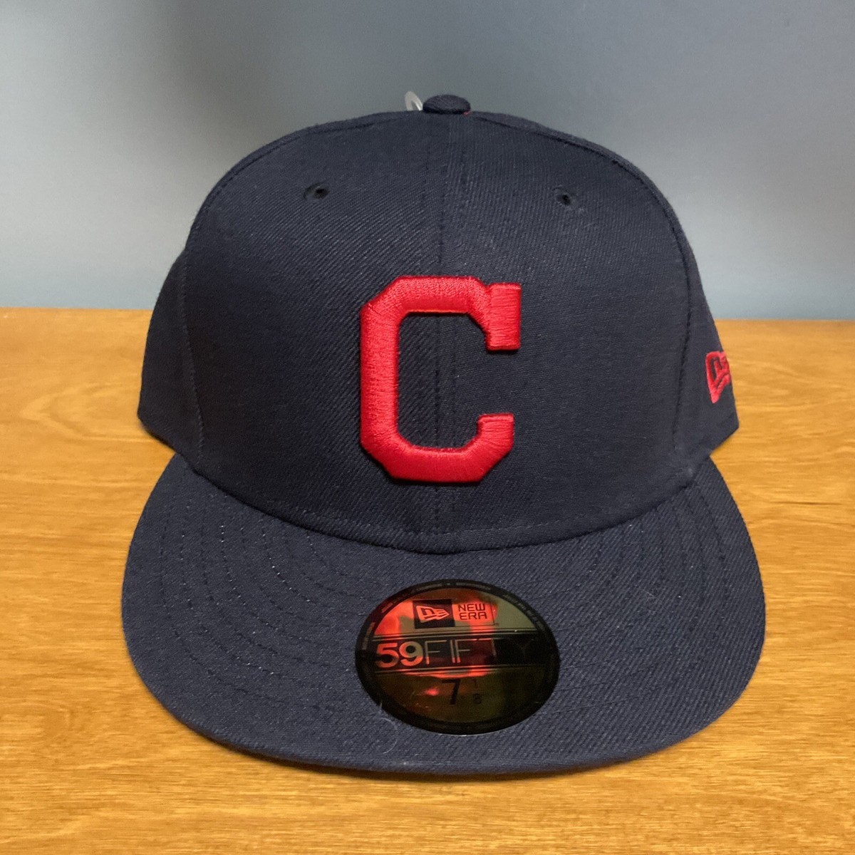 Cleveland Indians New Era 59Fifty Fitted Hat Cap MLB Size 7 1/8