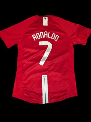 Ronaldo #7 Manchester United 2007/2008 Retro Home Kit for Kids | eBay