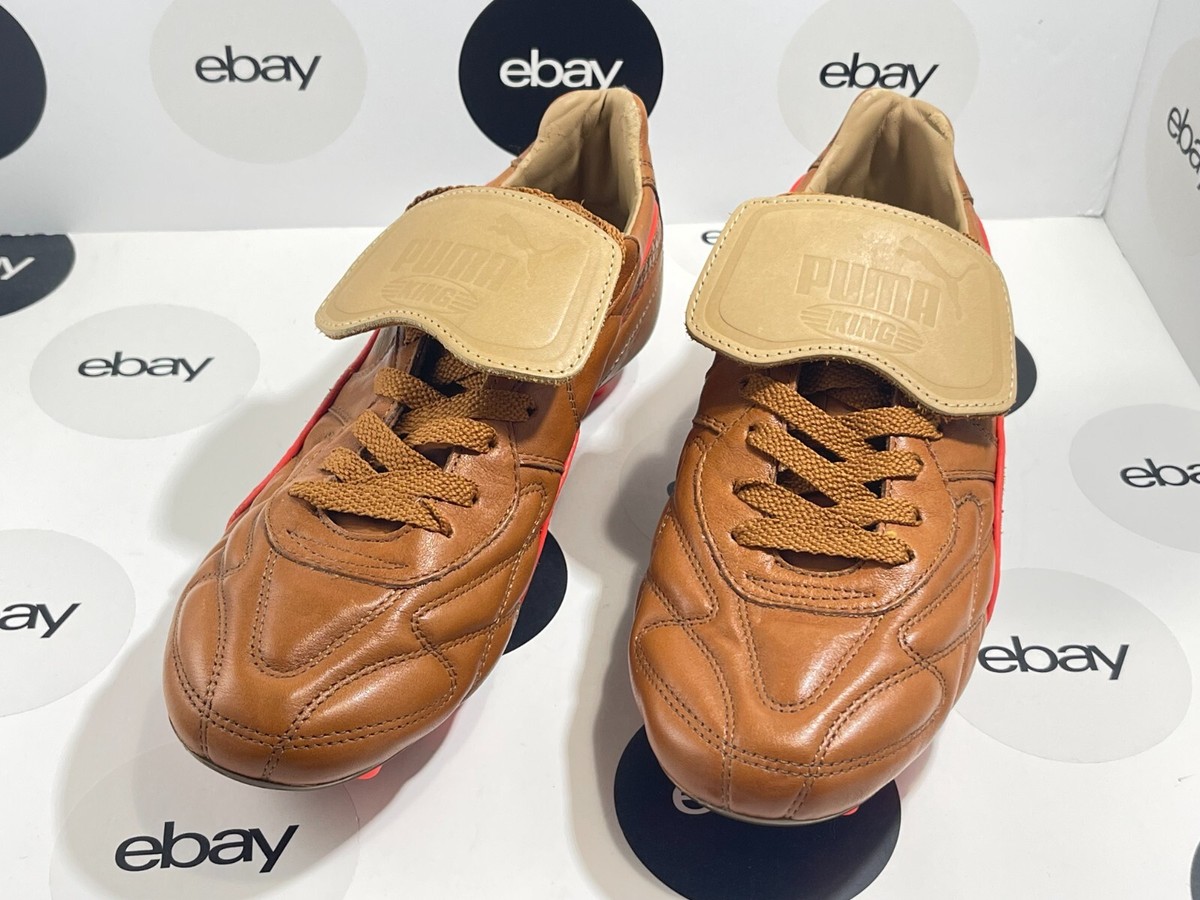 Puma King Top FG Soccer Cleats Made in Italy 'Natural Pack Brown
