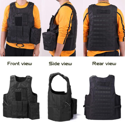 Tactical Military Combat MOLLE Vest Outdoor CS Game Field