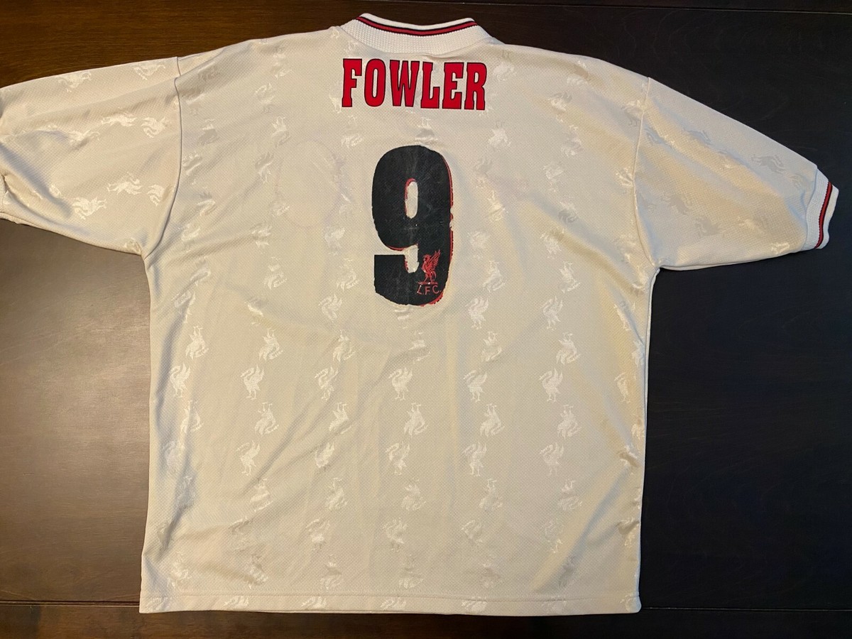 1996-1997 Hype Liverpool Away Soccer Jersey – Ecru - Robbie Fowler