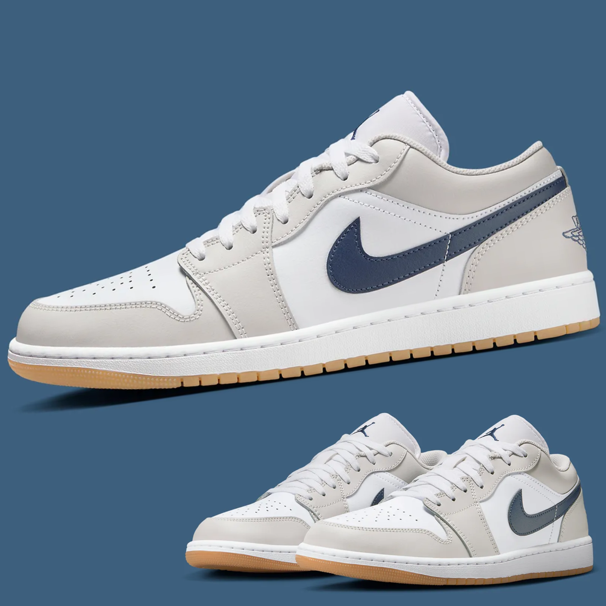 AIR JORDAN 1 LOW G（white-navy）