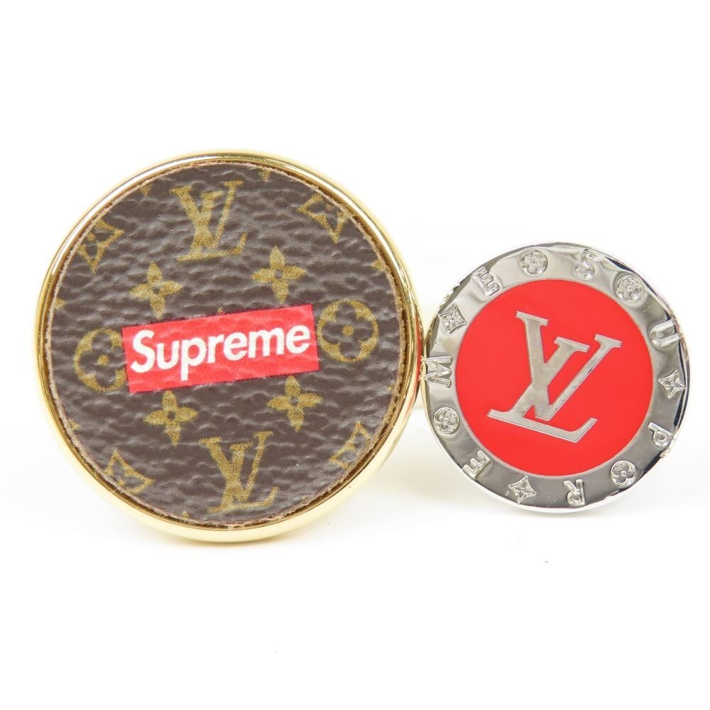 NEW Supreme Louis Vuitton Pin Brooch Badge MP2076 Authentic | eBay